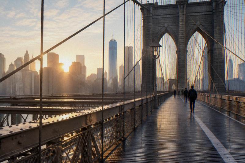 CityShuffles Bridge, Heights, DUMBO